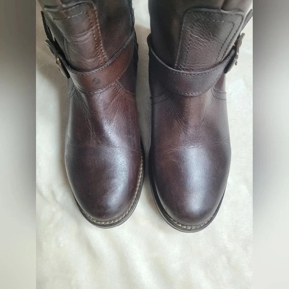 Wolverine Brown and Black Leather Knee-High Boots 6.5 - Picture 7 of 11